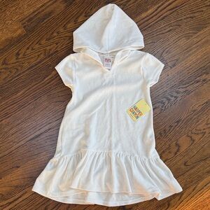 Harper Canyon White Kids Swim Coverup